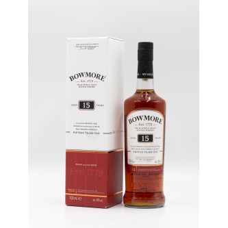 BOWMORE 15-letni SHERRY CASK FINISH  43% 700ml